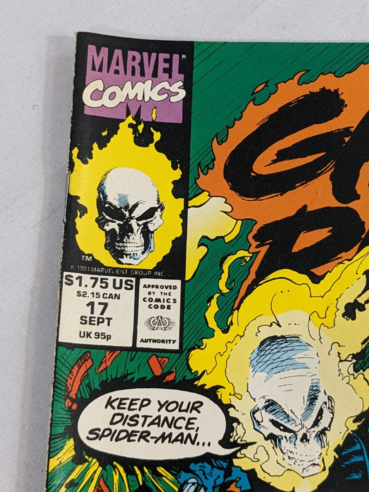 Marvel Comics Ghost Rider Comic Book Collection Issue #17 September 1991