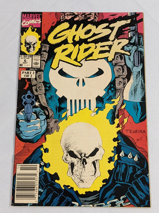 Marvel Comics Ghost Rider Part 2 of 2 Issue #6 October 1990