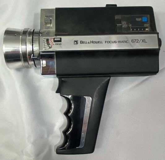 Bell & Howell Focus-Matic 672/XL Low Light Power Zoom Movie Camera