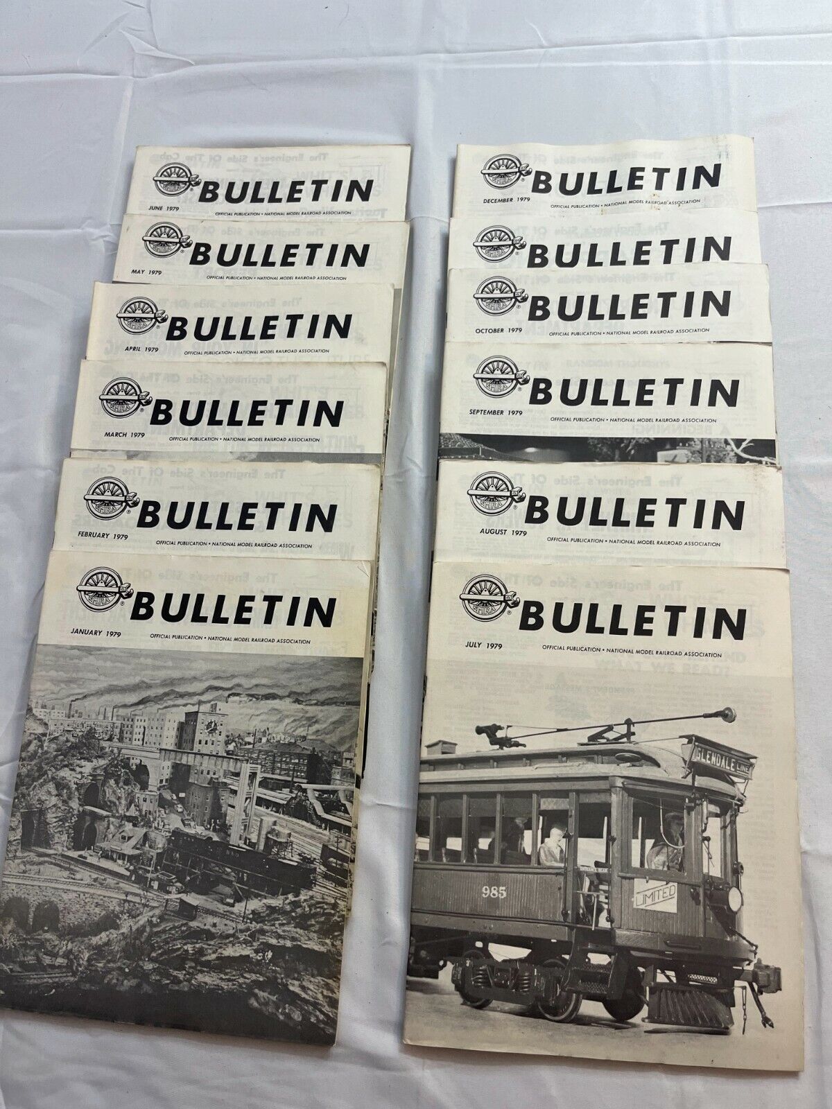 NMRA Bulletin January-December 1979 Collectible Magazine Complete Yearly Issue