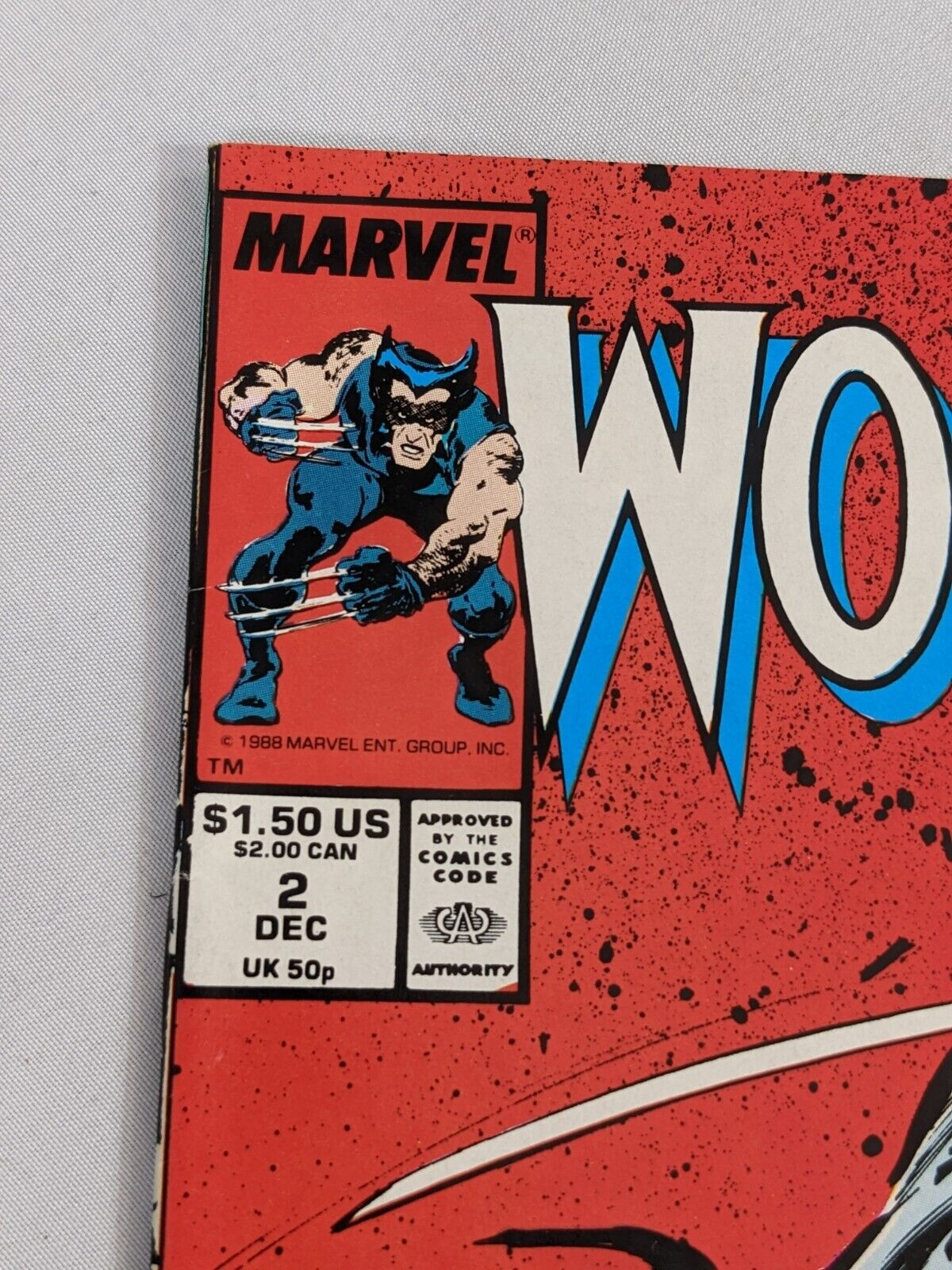 Marvel Wolverine Issue #2 December 1988 Collectible Comic Book