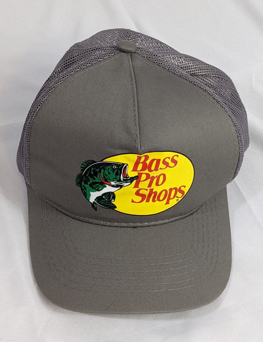 Bass Pro Shops Gone Fishing Logo Mesh Hunting Trucker Cap Snapback One Size