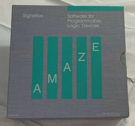 Signetics AMAZE PC/MS-DOS Software for Programmable Logic Devices Release 1.65