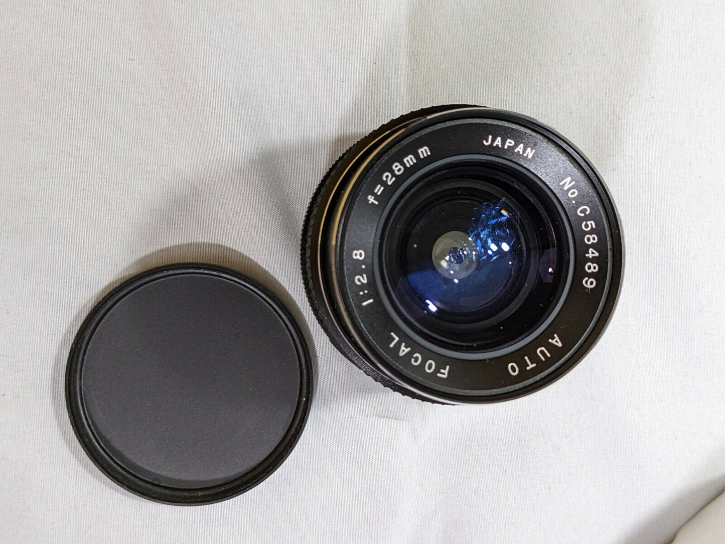 RARE SS Kresge 28mm F2.8 Automatic Diaphragm Wide Angle Lens for Pentax Mount