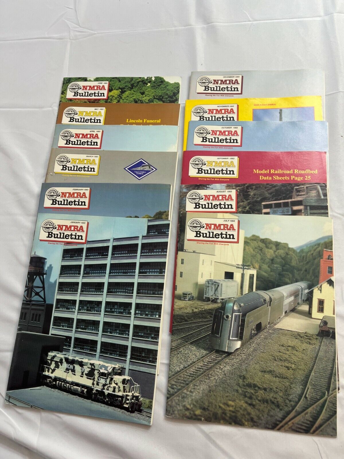 NMRA Bulletin January-December 1993 Collectible Magazine Complete Yearly Issue
