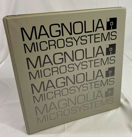 Vintage Magnolia Microsystems User Guide with FD-1-WP Nashua Diskette