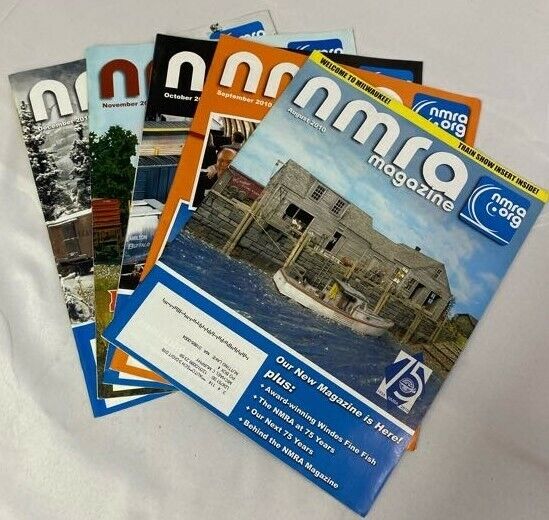 Lot of 5 NMRA Magazine 2010 Monthly Issues