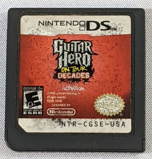 Nintendo DS NDS Guitar Hero On Tour Decades Activision Video Game Cartridge Only