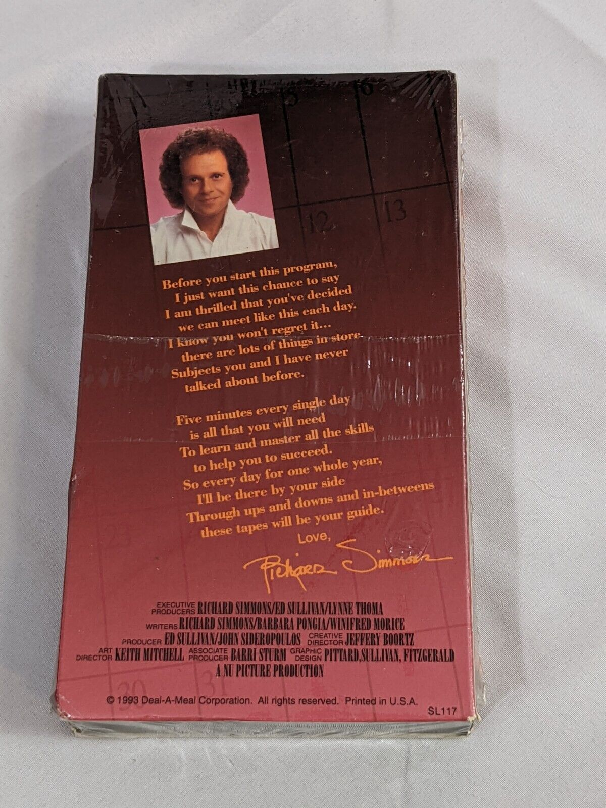 Day by Day with Richard Simmons Volume 3 VHS Vintage Video Tape Sealed