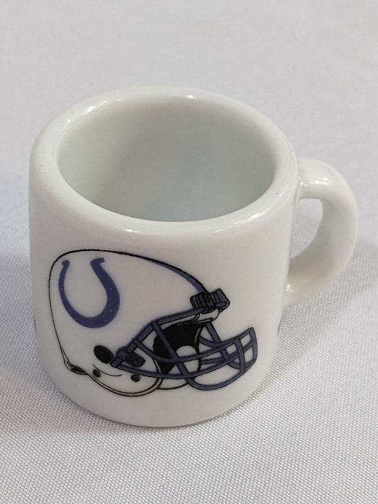 NFL Indianapolis Colts Collectible Mini Mug Espresso Coffee Shot White