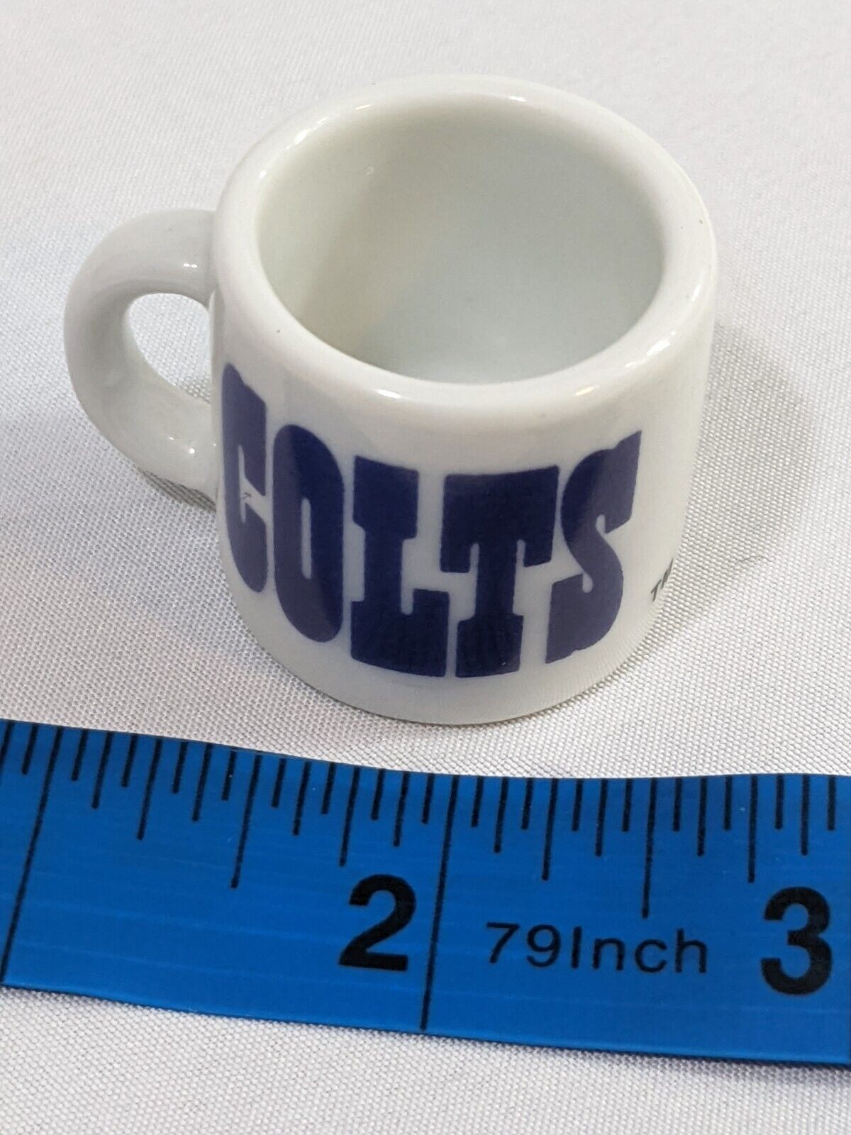 NFL Indianapolis Colts Collectible Mini Mug Espresso Coffee Shot White