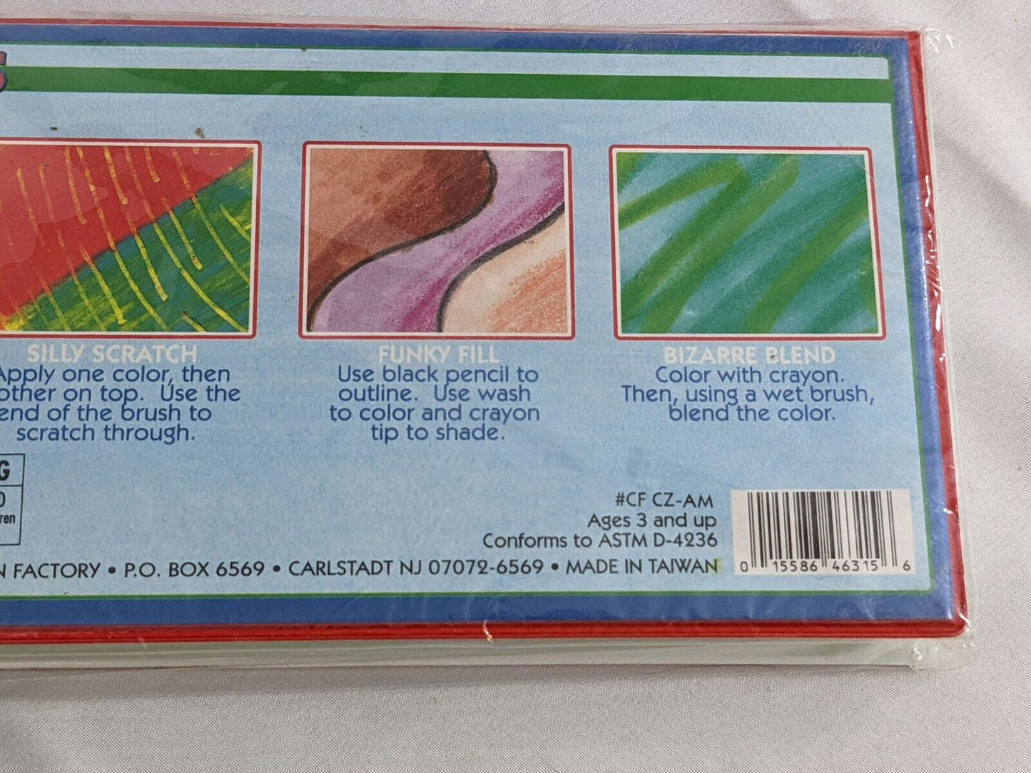 Vintage RARE Crayz-Ons Water-Soluble Crayon Kit Washable Crayons & Waterproof