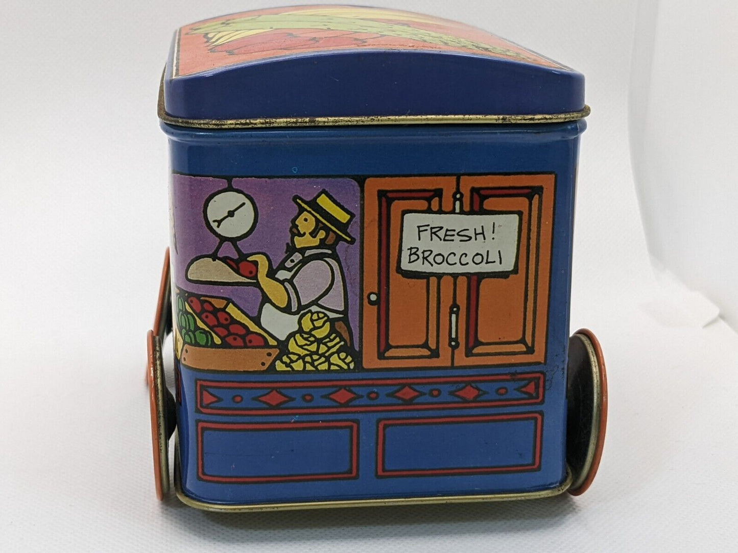 Vintage Sweeney Brothers Tin Can by JSNY Fresh Fruit & Produce Rolling Stall