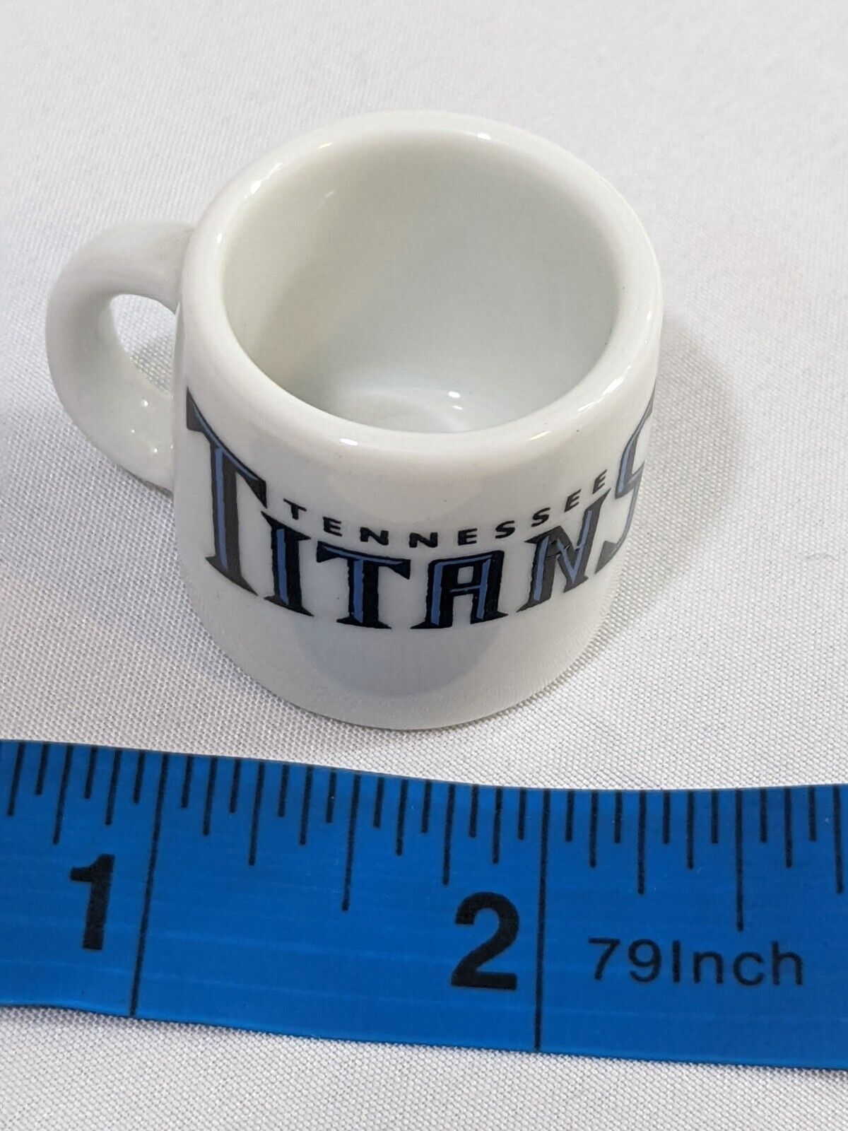 NFL Tennessee Titans Collectible Mini Mug Espresso Coffee Shot White