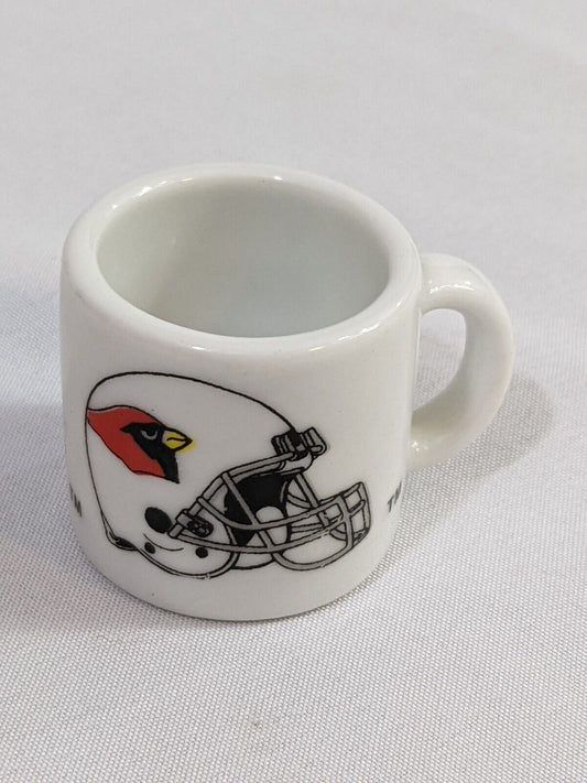 NFL Arizona Cardinals Collectible Mini Mug Espresso Coffee Shot White