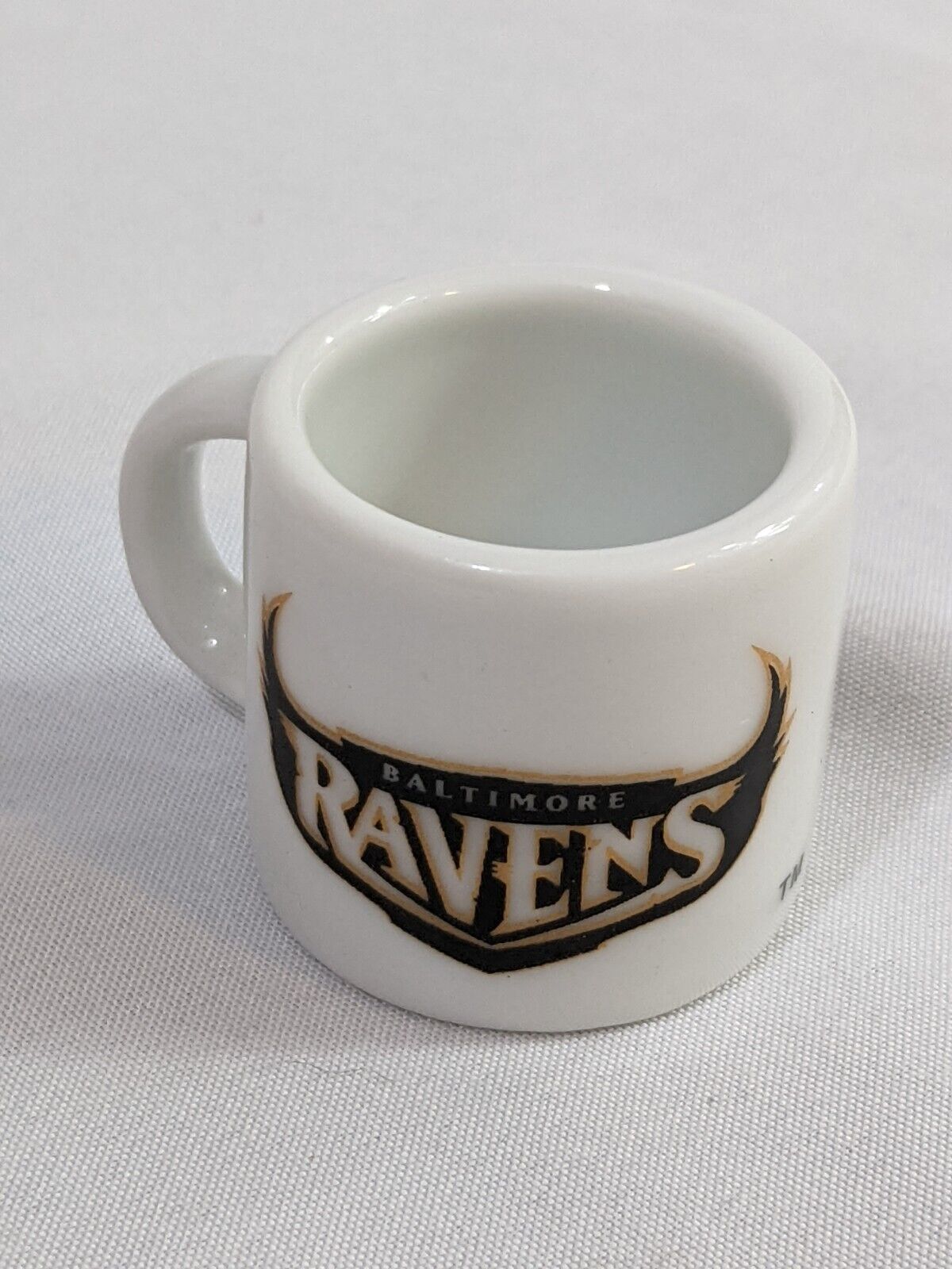 NFL Baltimore Ravens Collectible Mini Mug Espresso Coffee Shot White