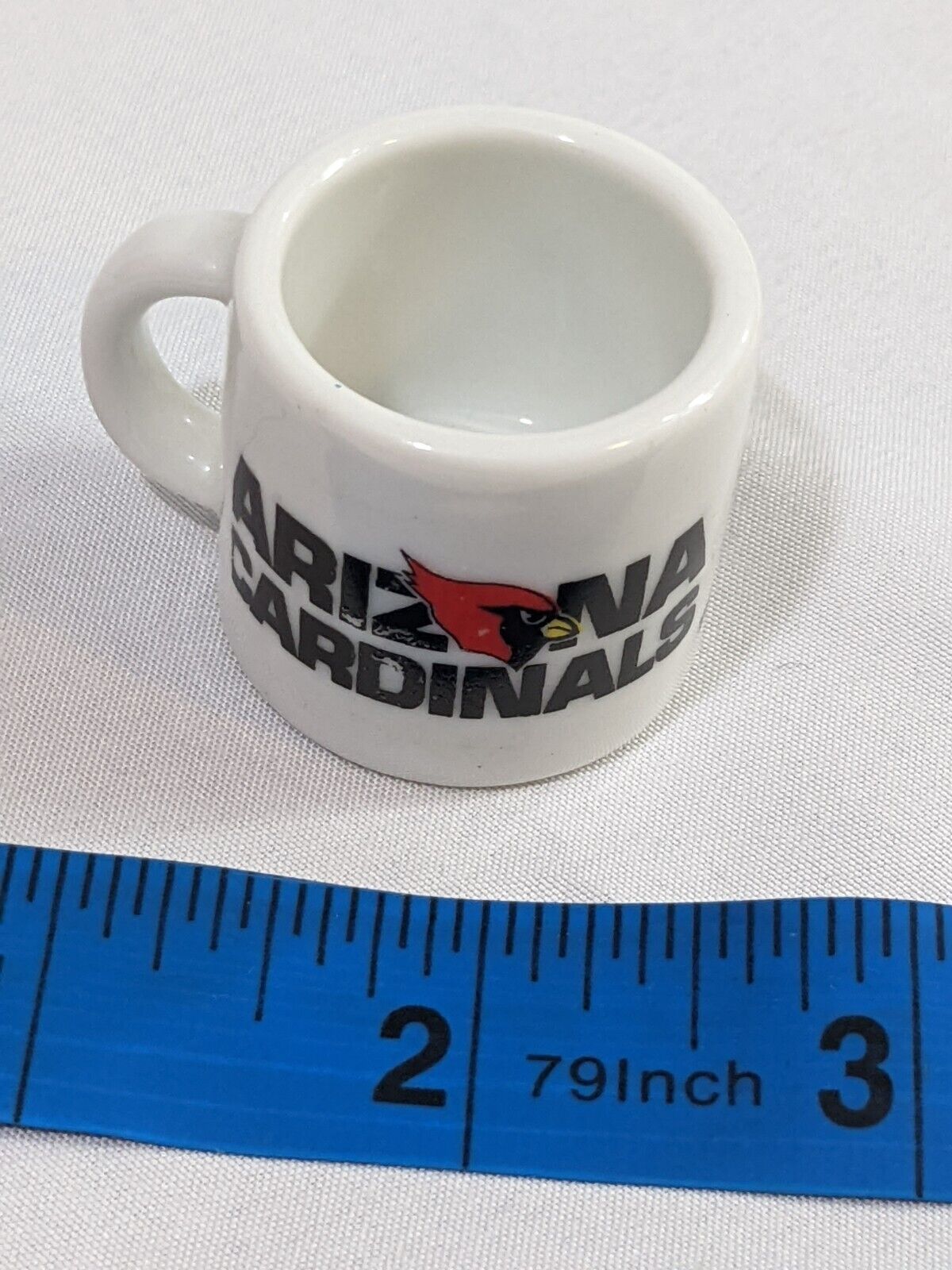 NFL Arizona Cardinals Collectible Mini Mug Espresso Coffee Shot White