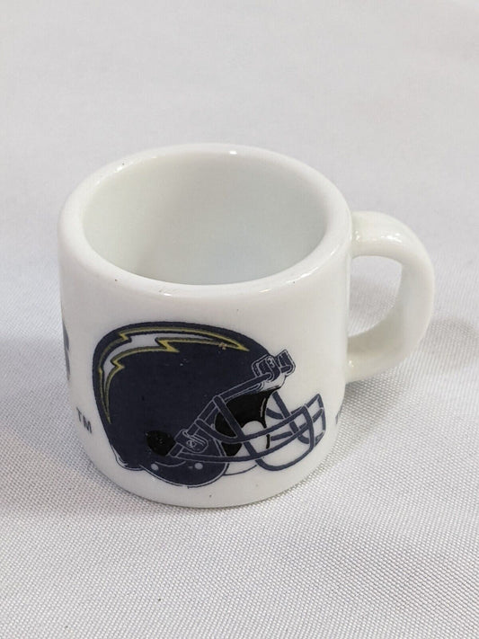 NFL Los Angeles Chargers Collectible Mini Mug Espresso Coffee Shot White