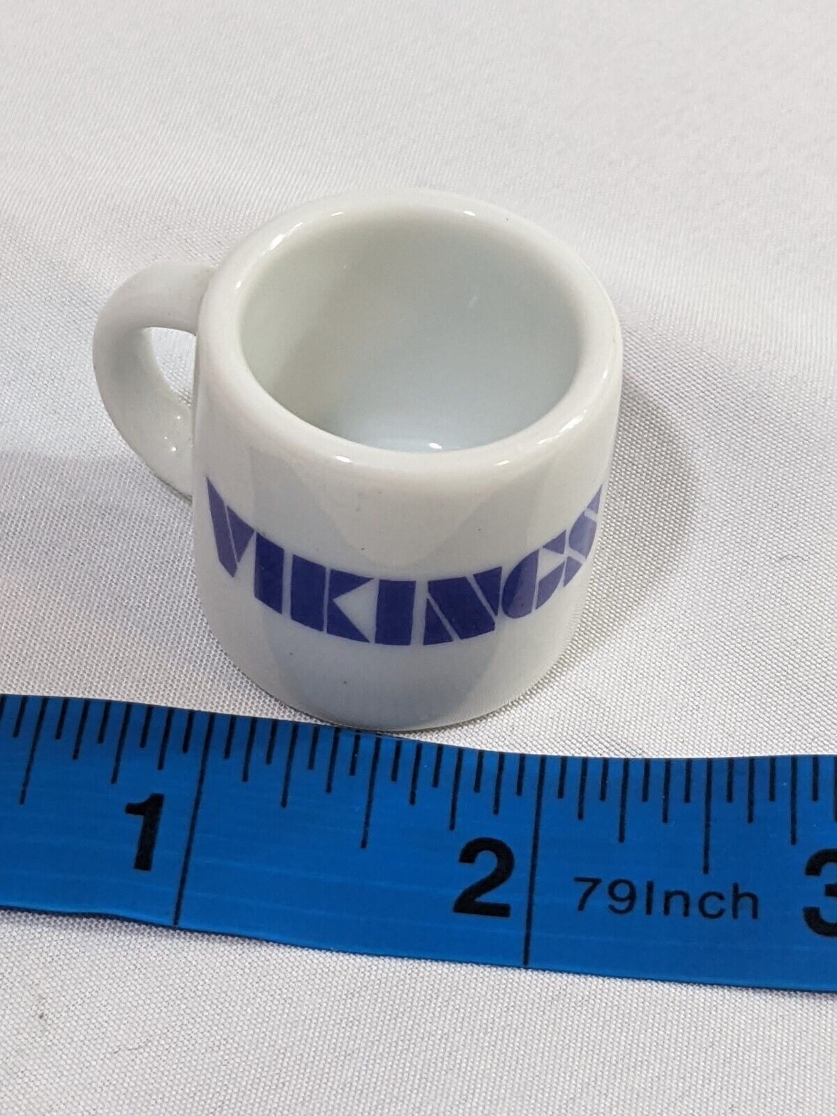 NFL Minnesota Vikings Collectible Mini Mug Espresso Coffee Shot White