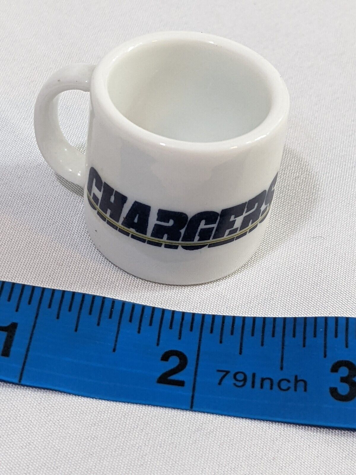 NFL Los Angeles Chargers Collectible Mini Mug Espresso Coffee Shot White