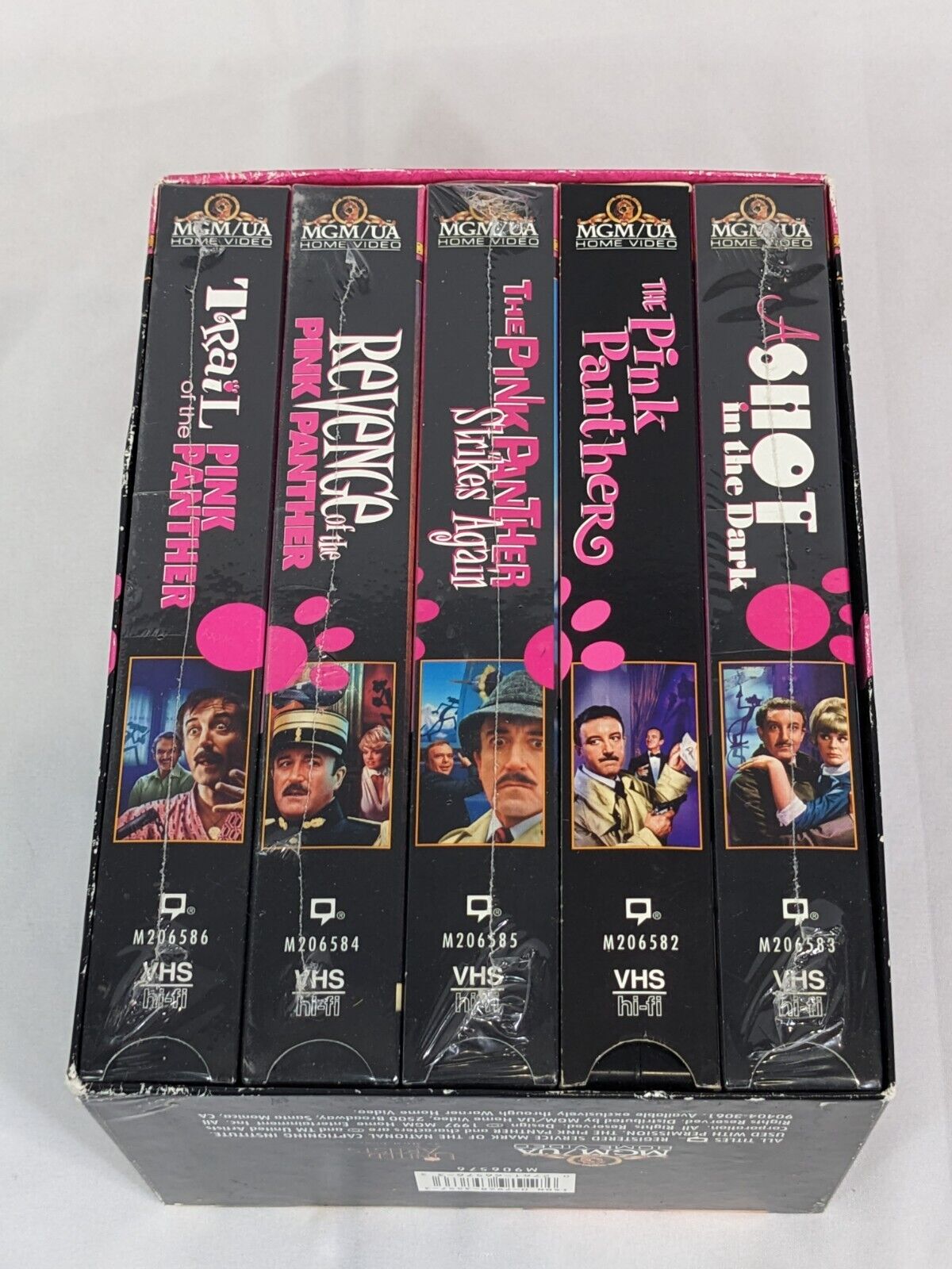 The Pink Panther Movie Collection VHS Tape Box Set MGM Home Video