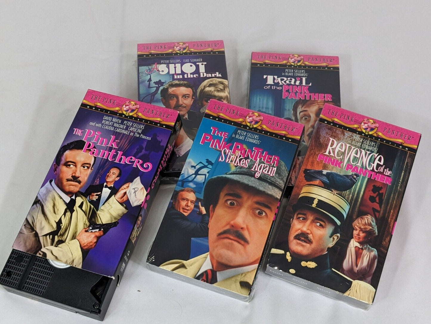 The Pink Panther Movie Collection VHS Tape Box Set MGM Home Video