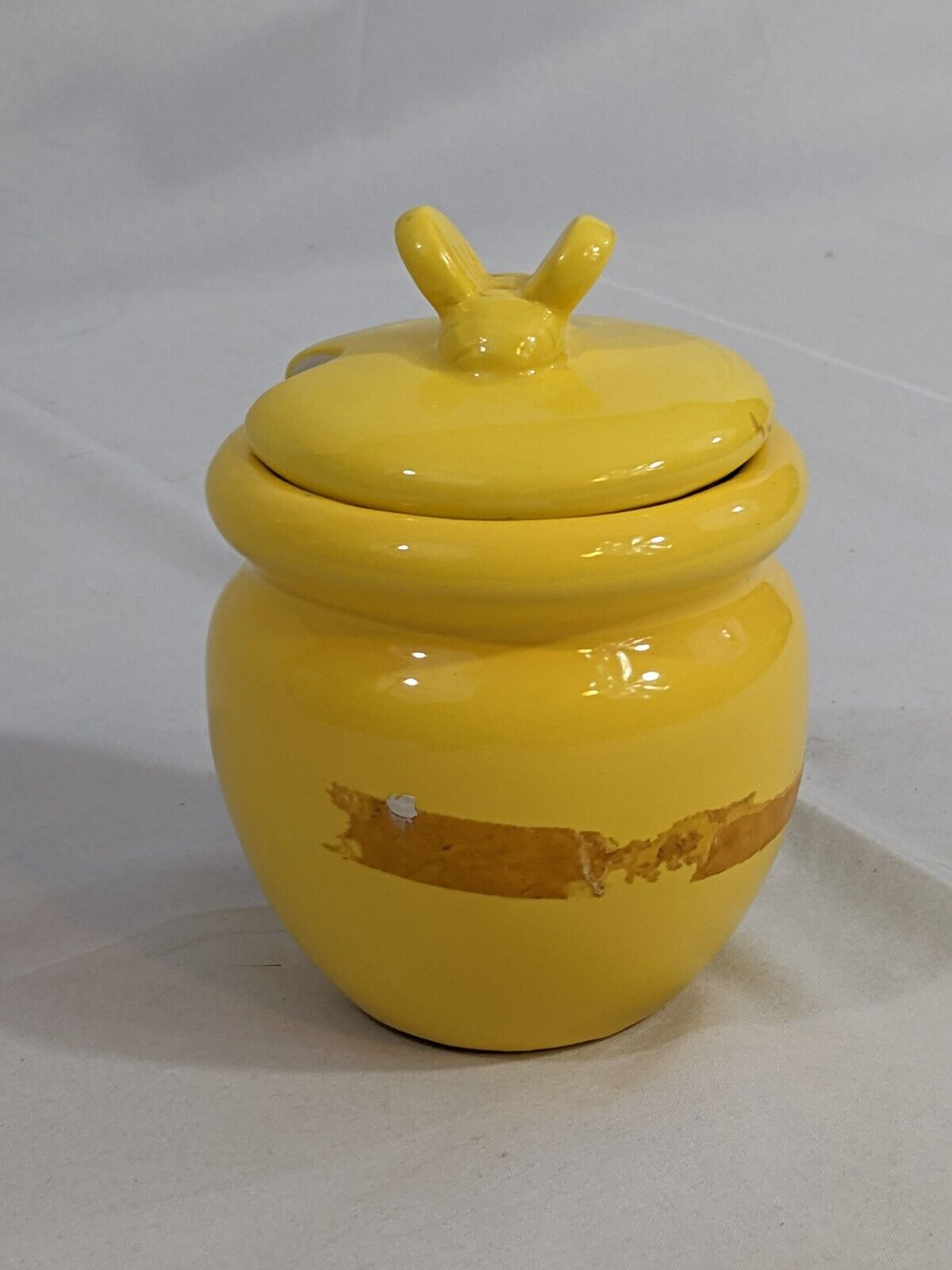 Winnie The Pooh & Piglet Kitchen Storage Canister Jar Yellow