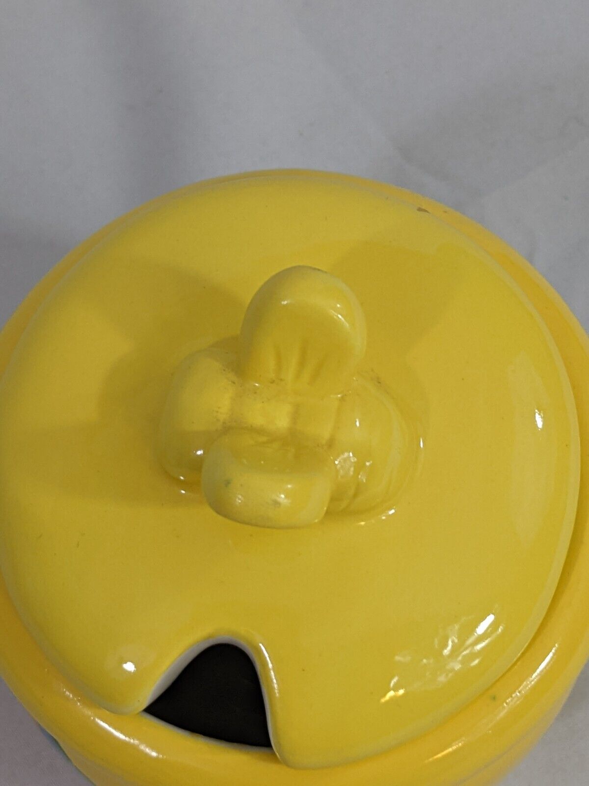 Winnie The Pooh & Piglet Kitchen Storage Canister Jar Yellow