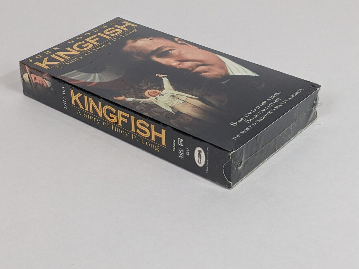 Kingfish: A Story of Huey P Long Political Drama 1995 VHS Screening Copy RARE