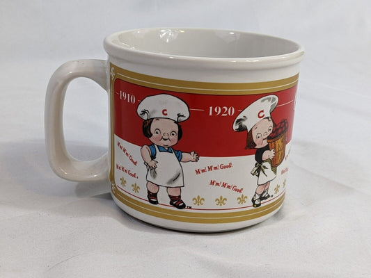 Campbell's Soup Ceramic Mug 2001 Dishwasher Microwave Safe M'm! M'm! Good!