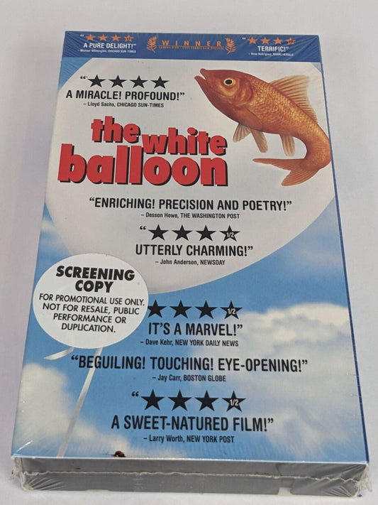 The White Balloon Family Comedy 1997 Film VHS Screening Copy RARE