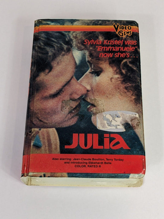 Video Gems Julia Sophisticated Erotic Comedy Film VHS Tape Vintage Color RARE