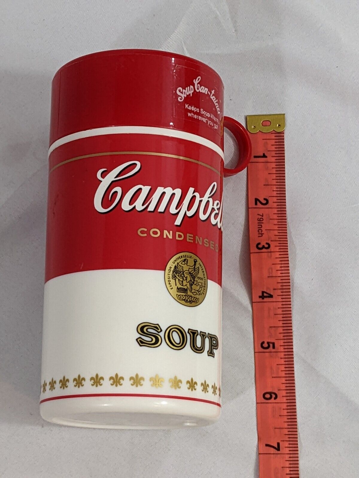 Campbell's Soup Can-Tainer Thermos Insulated Portable Travel Container 11.5 oz