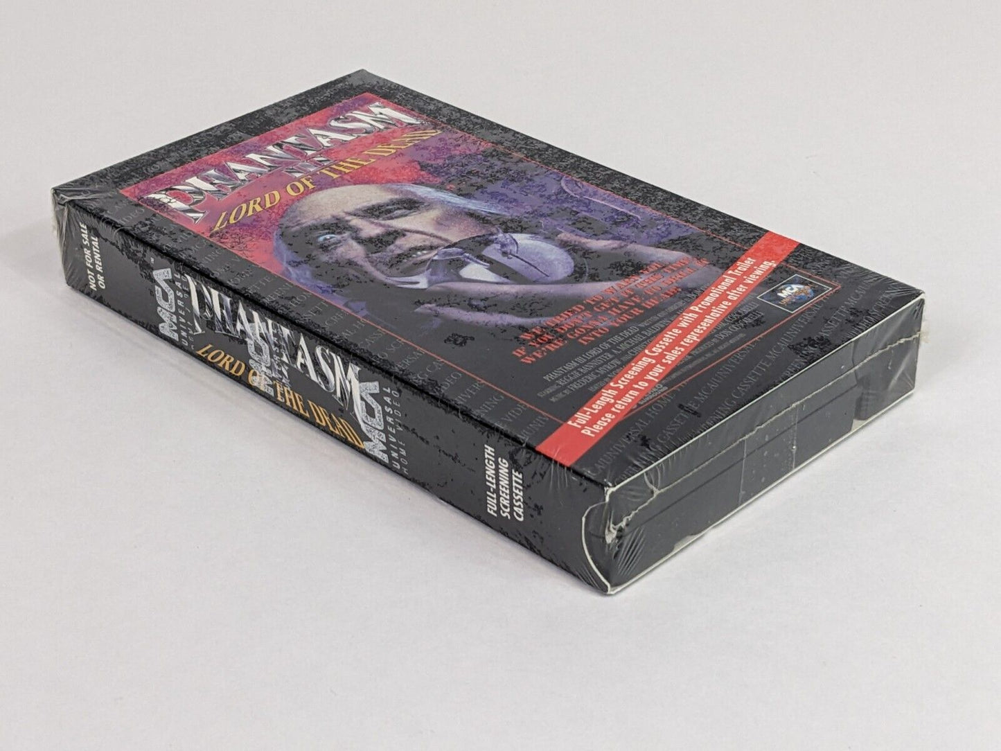 Phantasm III Lord of the Dead Full-Length VHS Screening Copy Promo Trailer RARE