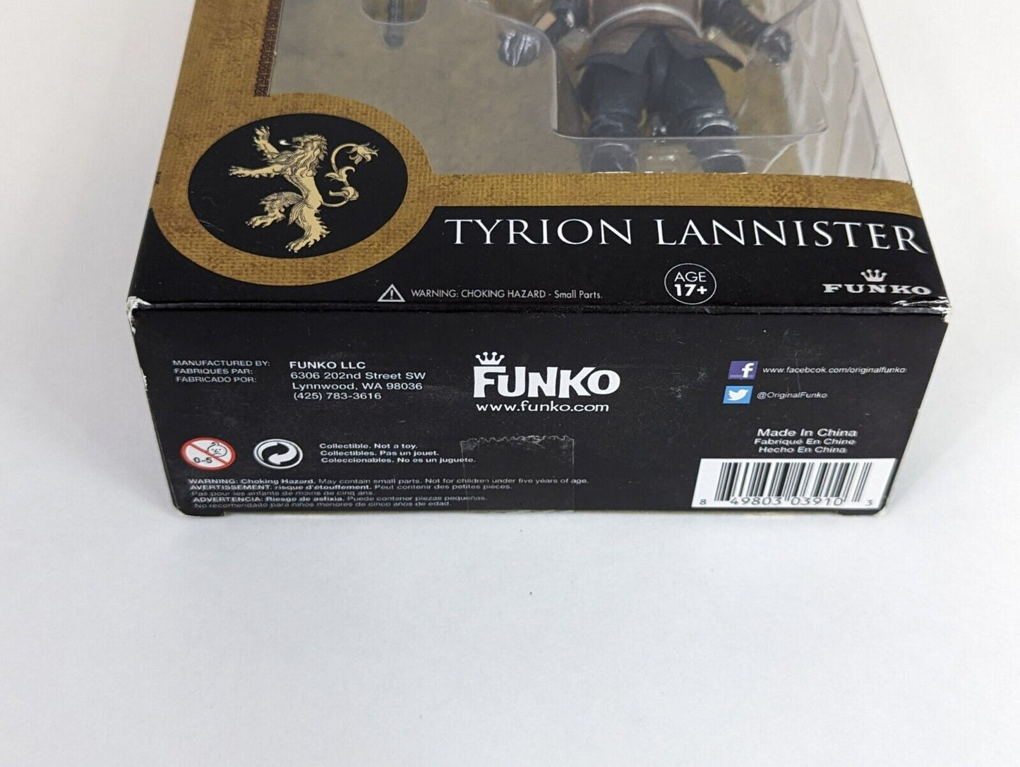 Funko Game of Thrones Legacy Collection Series One #2 Tyrion Lannister Figure