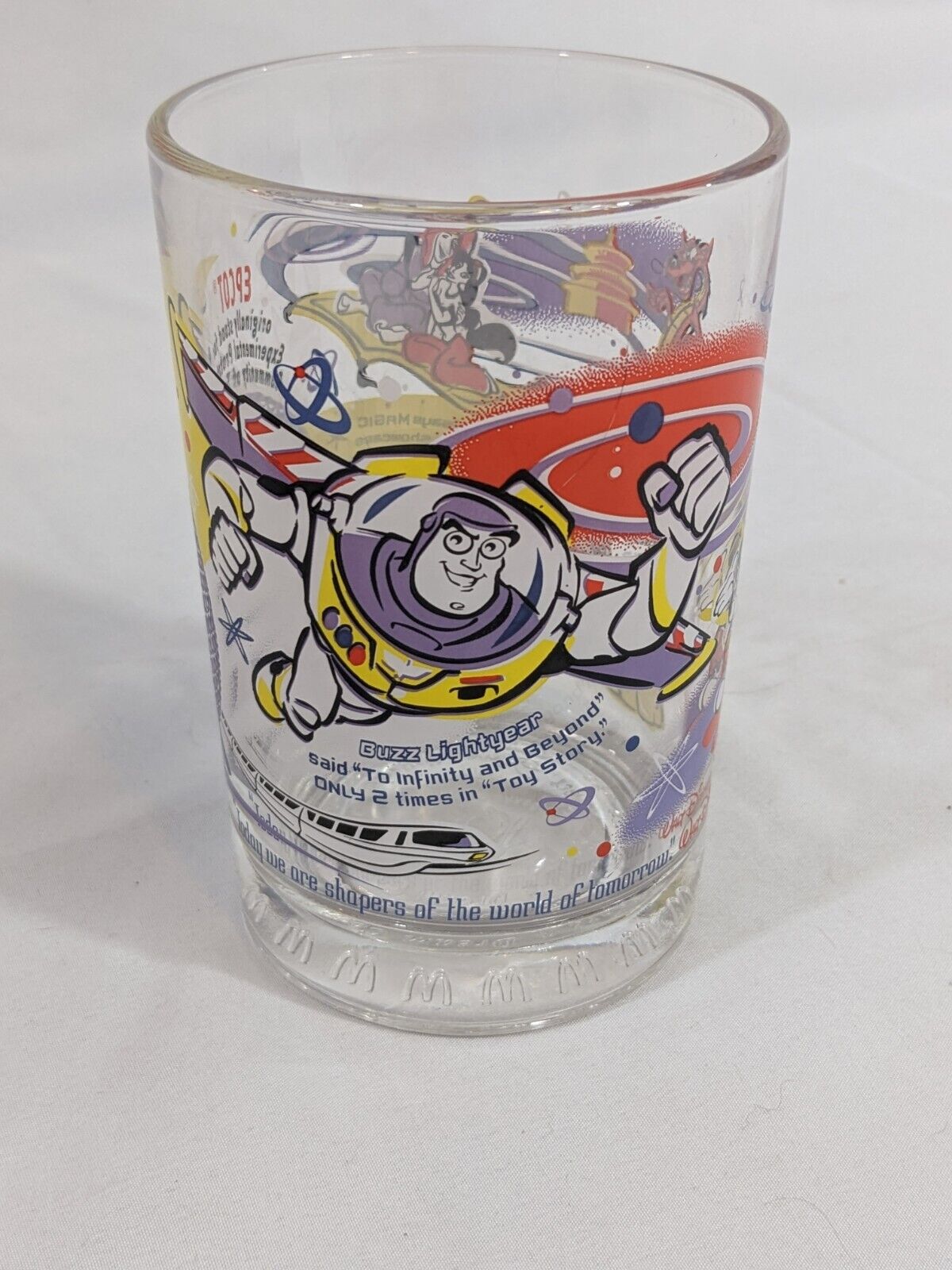 Walt Disney World 100 Years of Magic Share A Dream Come True Glass Mug McDonalds