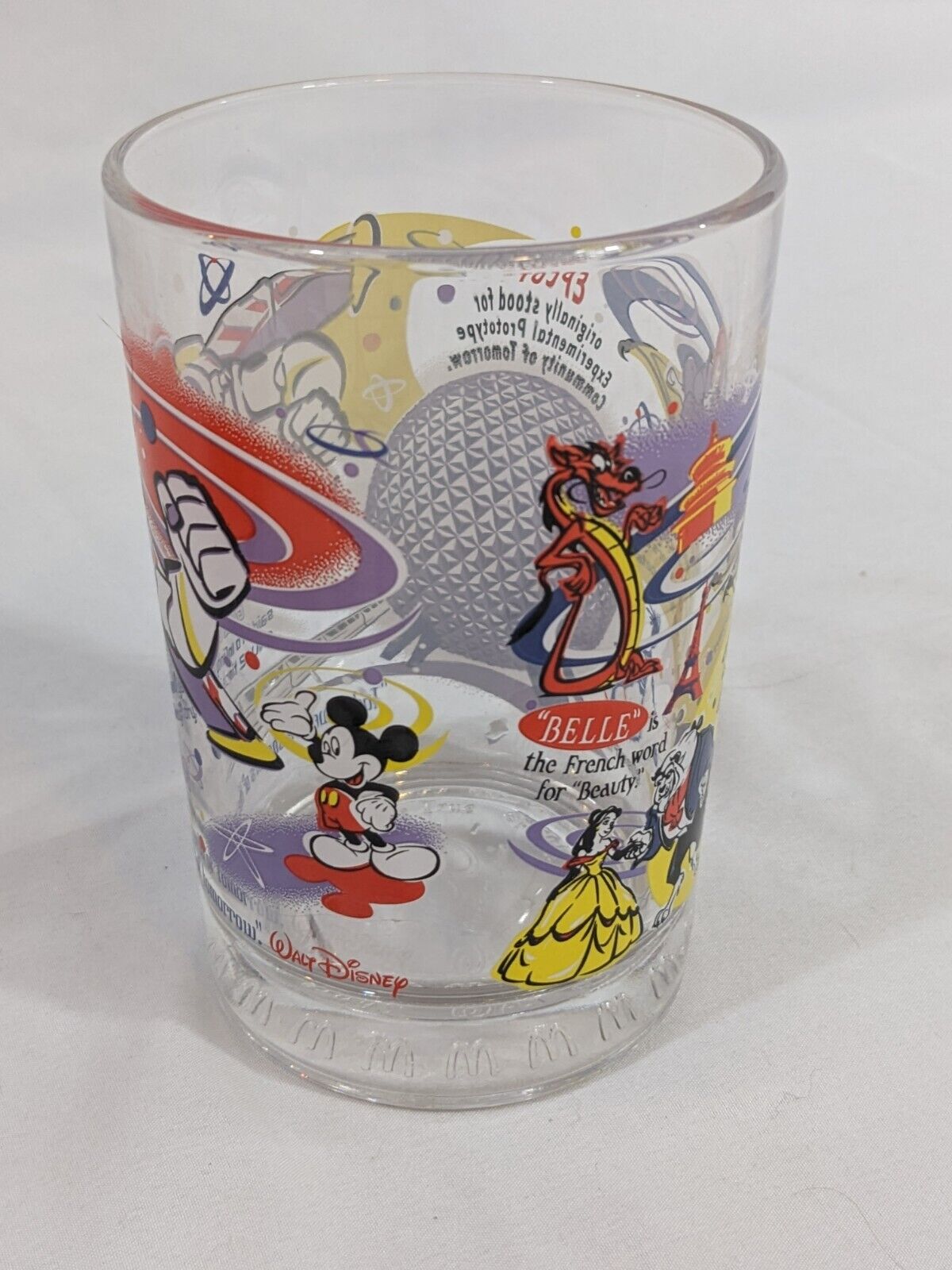 Walt Disney World 100 Years of Magic Share A Dream Come True Glass Mug McDonalds