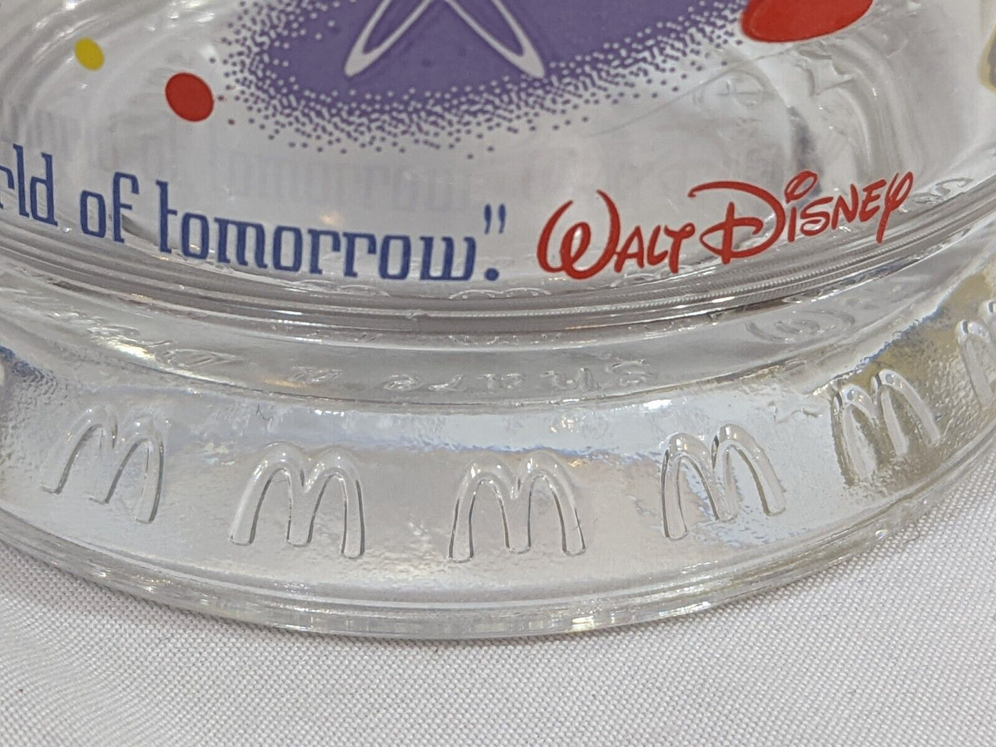 Walt Disney World 100 Years of Magic Share A Dream Come True Glass Mug McDonalds