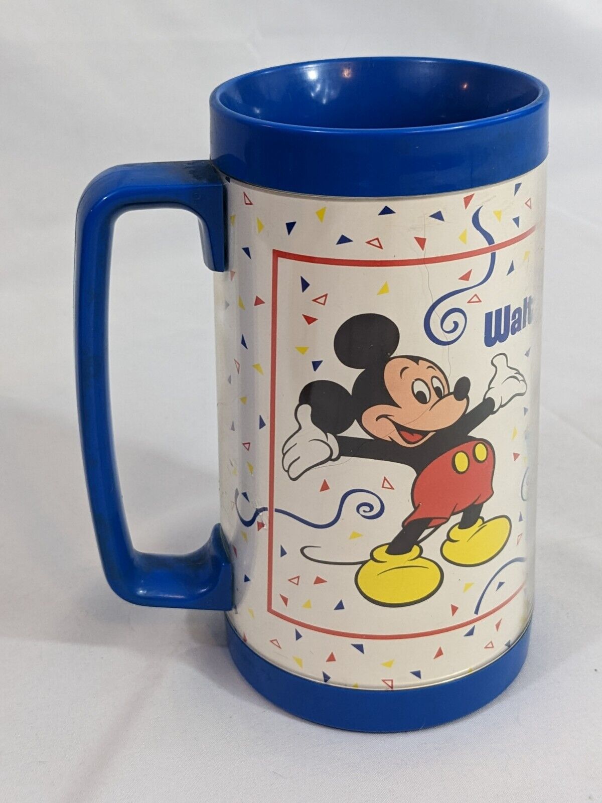 Vintage Walt Disney World 15 Years Mickey Mouse Mug Dishwasher Safe Plastic Cup