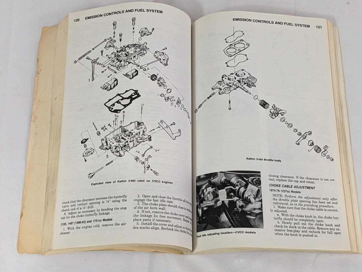 Chilton Book Company Repair Tune-Up Guide Honda 1973-1986 Paperback Part # 6980