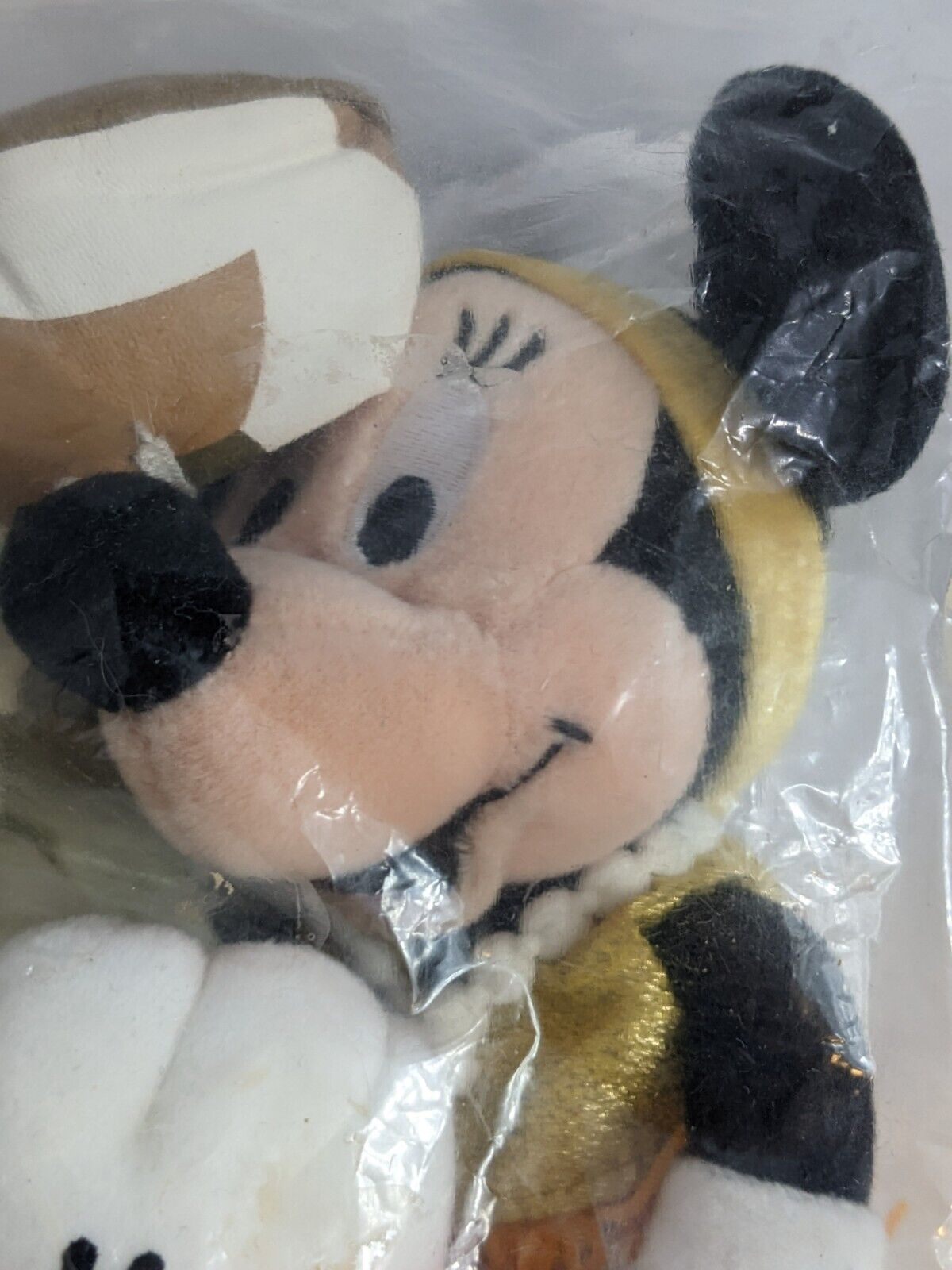 Mickey & Minnie Mouse Charleston Flapper Plush Toy Disney Store Soft Bean Bag