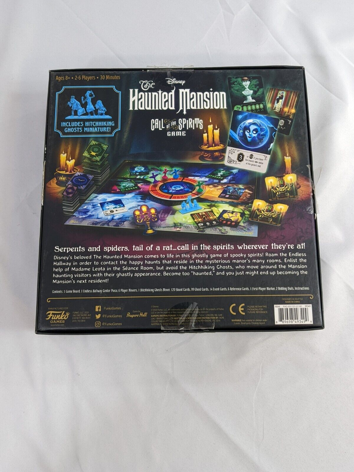 Funko Disney The Haunted Mansion Call of the Spirits Board Game Ages 8+