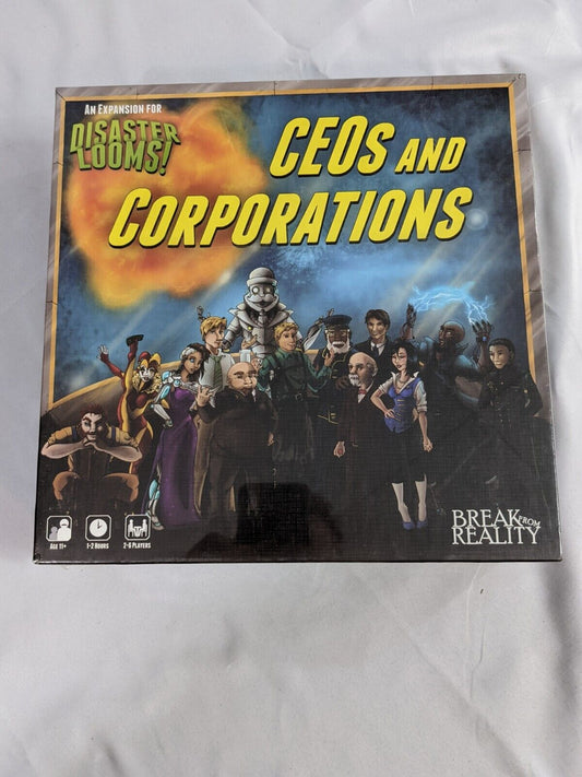 CEOs and Corporations Disaster Looms! Expansion Space Exploration Board Game
