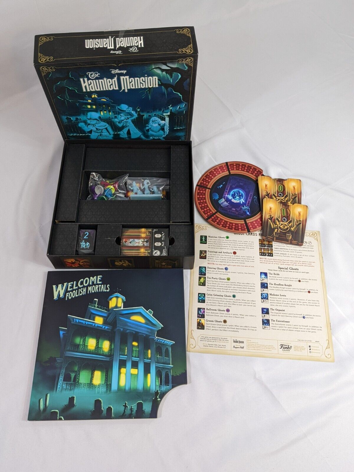 Funko Disney The Haunted Mansion Call of the Spirits Board Game Ages 8+