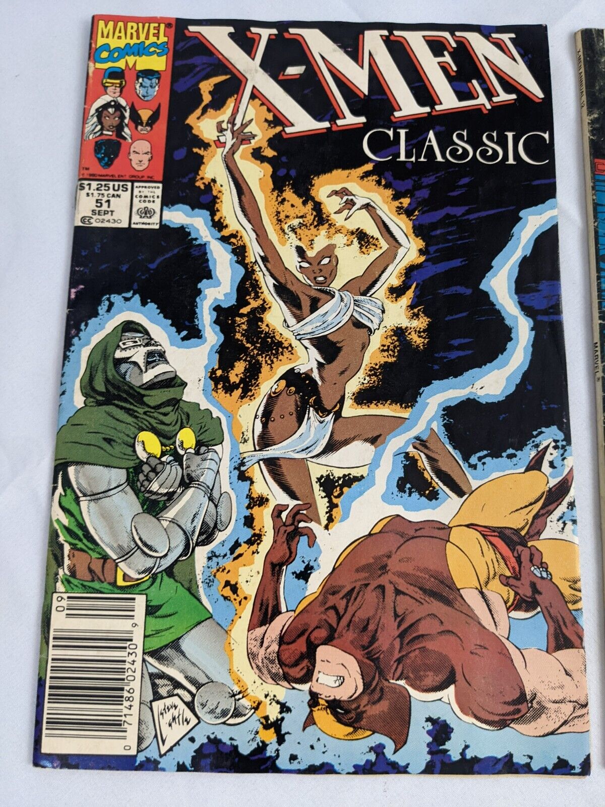 Vintage Marvel Comics X-Men #51 1990 Rogue Storm! #12 1988 The Evolutionary War