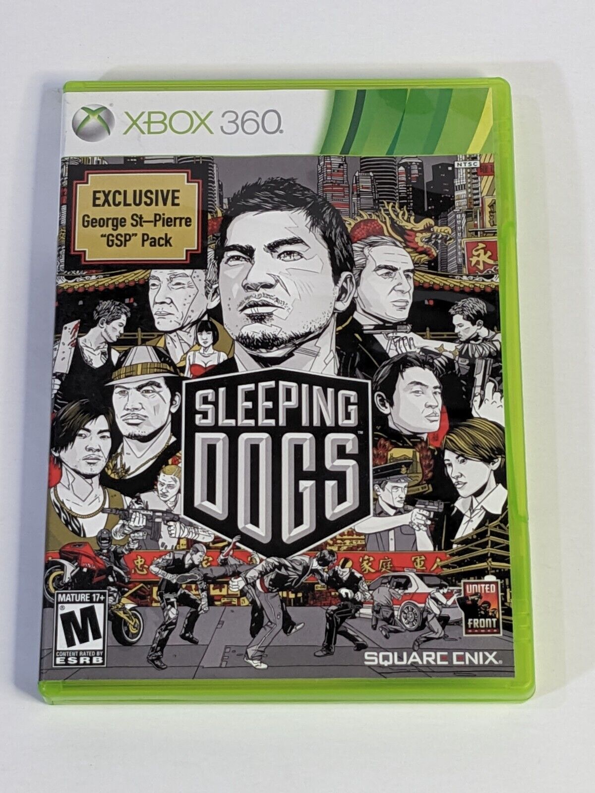 Xbox 360 Sleeping Dogs Video Game Disc Action Adventure by Square Enix