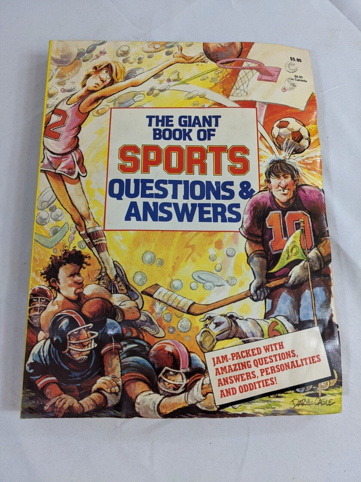 The Giant Book of Sports Questions & Answers Vintage Book by Michael J Pellowski