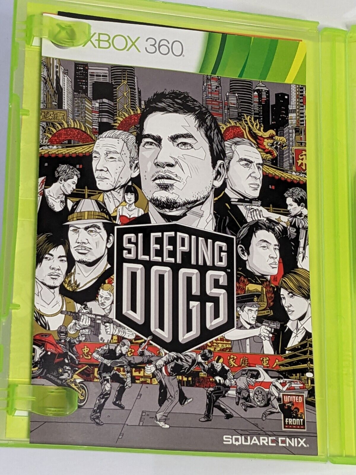 Xbox 360 Sleeping Dogs Video Game Disc Action Adventure by Square Enix