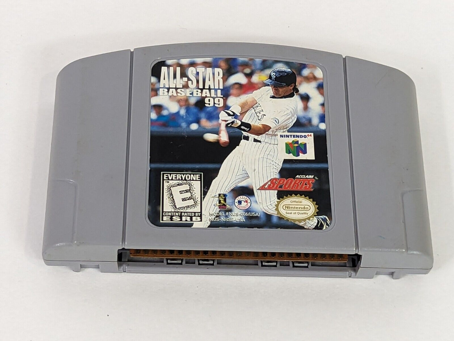 Nintendo 64 All-Star Baseball 99 Video Game Pak with Instruction Booklet