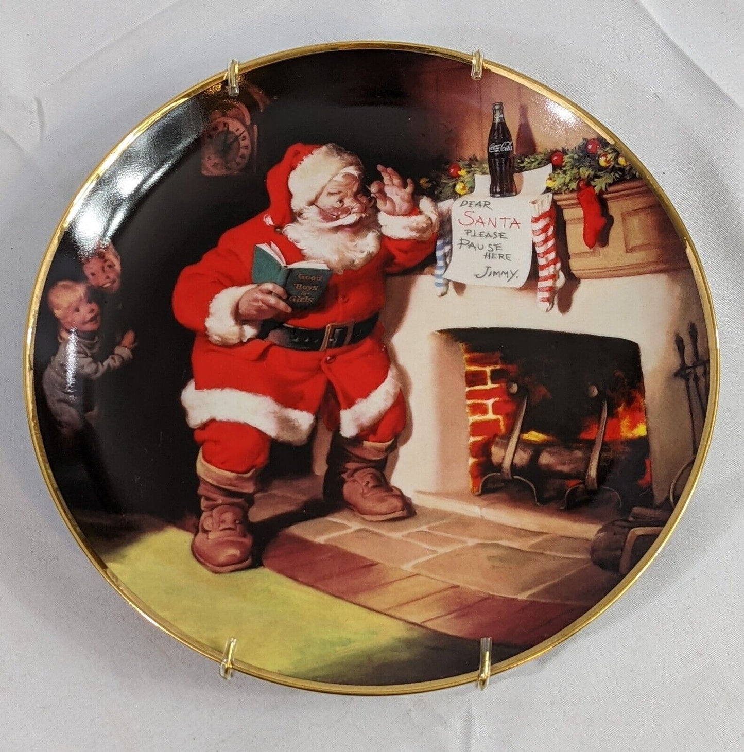 Coca-Cola Limited Edition Decorative Plate "The Pause that Refreshes" #HA5994